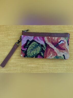 Nena & Co. Floral Clutch with wristlet
